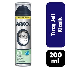 Arko Klasik 200 ml Hassas Ciltler İçin Tıraş Jeli