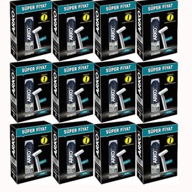 Arko Men 10 Adet Tekli Tıraş Bıçağı + 12'li Set Pro 200 ml Force Tıraş Köpüğü