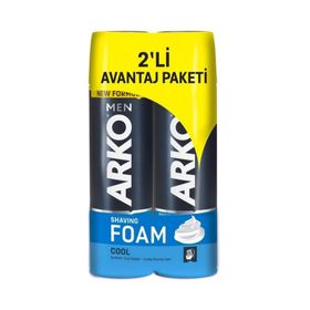 Arko Men 2x200 ml Cool Foam Tıraş Köpüğü