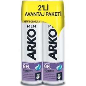 Arko Men 2x200 ml Sensitive Tıraş Jeli