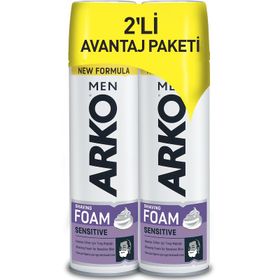 Arko Men Anti Irritation & Sensitive 200 ml 2'li Tıraş Köpüğü