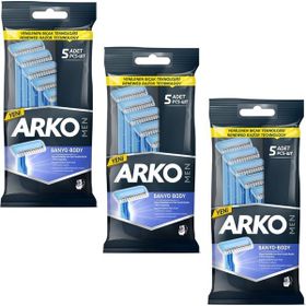Arko Men Banyo 3x5 Adet Tıraş Bıçağı