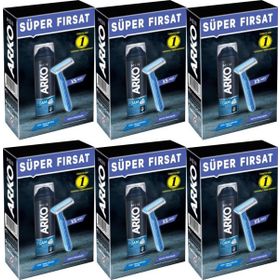 Arko Men Banyo 5 Adet Tıraş Bıçağı + 6'lı Set Pro 200 ml Cool Tıraş Köpüğü