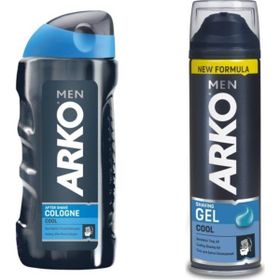 Arko Men Cool 200 ml Tıraş Jeli + Cool 250 ml Tıraş Kolonyası