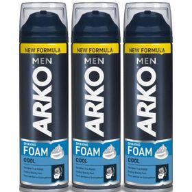 Arko Men Cool 3x200 ml Tıraş Köpüğü