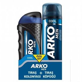 Arko Men Cool Tıraş Köpüğü + 250 ml Tıraş Kolonyası
