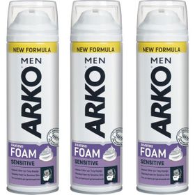 Arko Men Sensitive 3x200 ml Tıraş Köpüğü