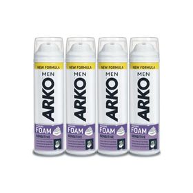 Arko Men Sensitive 4x200 ml Tıraş Köpüğü