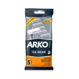 Arko Men Tek Bıçaklı 5'li Tıraş Bıçağı