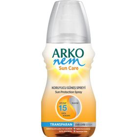 Arko Nem 150 ml Spf15+ Transparan Güneş Spreyi