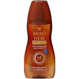 Arko Nem 150 ml Spf4+ Sprey Bronzlaştırıcı Güneş Yağı