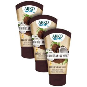 Arko Nem 3x60 ml Değerli Yağlar Hindistan Cevizi Yağı