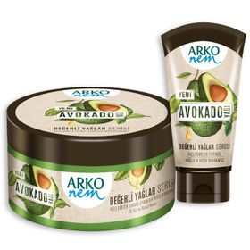 Arko Nem Avokado Yağı Değerli Yağlar 250 ml + 60 ml El ve Vücut Kremi