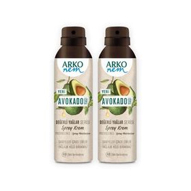 Arko Nem Değerli Yağlar Avokado 2x150 ml Krem Sprey