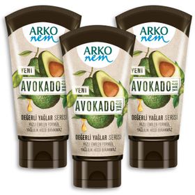 Arko Nem Değerli Yağlar Avokado Yağı 3x60 ml Krem