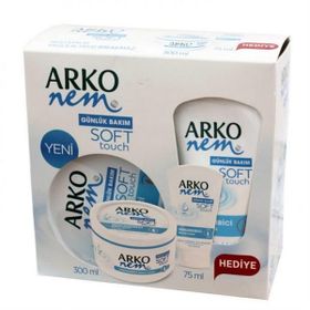 Arko Nem Soft Touch 300 ml + 100 ml Vücut Kremi Seti