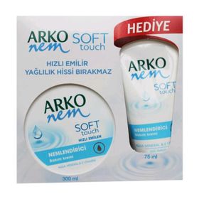 Arko Nem Soft Touch 300 ml + 100 ml Vücut Kremi Seti