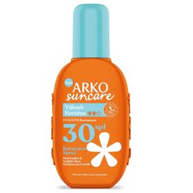 Arko Spf30+ Suncare 200 ml Yüksek Koruma Vücut Güneş Spreyi