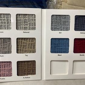 Arlisa 3+3+1+1 Taş Jakarlı Kare Çizgili Streç Maksi Koltuk Örtüsü