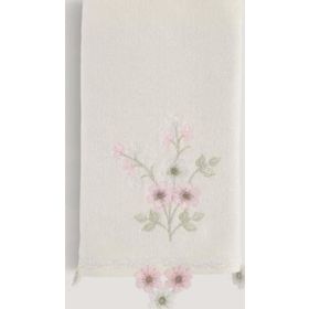 Arliva Home Asu Krem 30x50 Kadife Nakışlı Çeyiz Havlusu