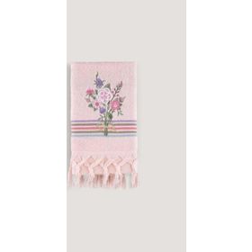 Arliva Home Asuman Pudra 50x80 Nakışlı Havlu