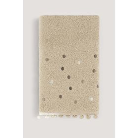 Arliva Home Batik Bej 50x90 Ponpon Nakışlı Havlu