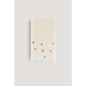 Arliva Home Batik Ekru-Renkli 30x50 Ponpon Nakışlı Havlu