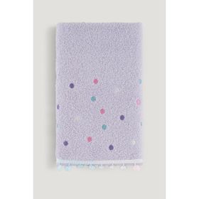 Arliva Home Batik Lila 50x90 Ponpon Nakışlı Havlu