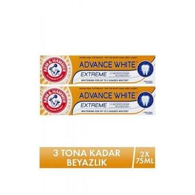 Arm & Hammer 2x75 ml 3 Tona Kadar Beyazlatıcı Diş Macunu