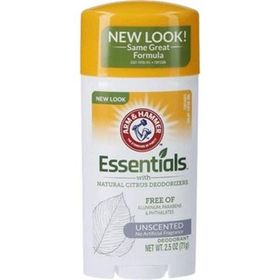 Arm & Hammer 71 gr Unscented Essentials Natural Deodorant
