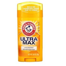 Arm & Hammer 73 gr Ultra Max Unscented Antiperspirant Stick Deodorant