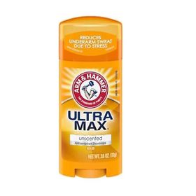 Arm & Hammer 73 gr Ultra Max Unscented Antiperspirant Stick Deodorant