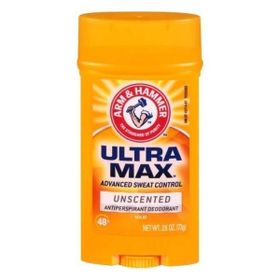 Arm & Hammer 73 gr Ultra Max Unscented Antiperspirant Stick Deodorant