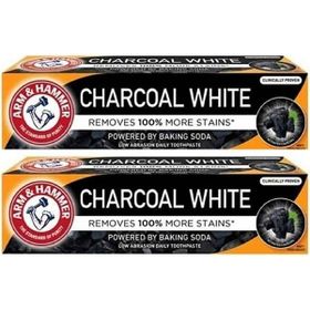 Arm & Hammer Kömür Beyaz Charcoal White 2x75 ml Diş Macunu