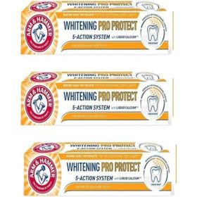 Arm & Hammer Whitening Pro Protect Fresh Mint 75 ml 3 Adet Diş Macunu