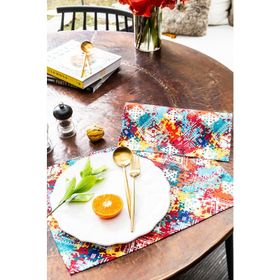 Arma House 2'li Rainbow Duck Keten 30x45 cm Amerikan Servisi