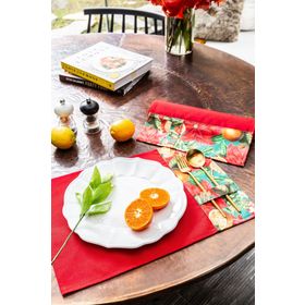 Arma House 8'li Red & White Duck Keten Amerikan Servisi