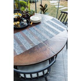 Arma House ARM-3123 Kırçıllı Siyah & Beyaz Modern Lazer Kesim Runner