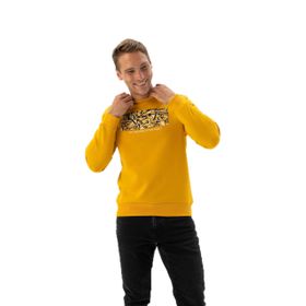 Arma K24124904701 Hardal Sarısı Bisiklet Yaka Erkek Sweatshirt