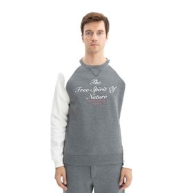 Arma K26124600301 Regular Fit Baskı Yazılı Bisiklet Yaka Gri-G1 Erkek Sweatshirt
