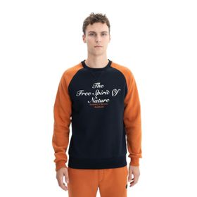 Arma K26124600301 Regular Fit Baskı Yazılı Bisiklet Yaka Lacivert-L1 Erkek Sweatshirt