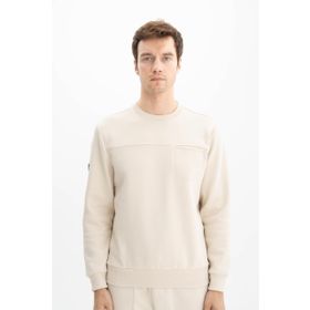 Arma K26124600601 Regular Fit Cepli Bisiklet Yaka Bej-B1 Erkek Sweatshirt
