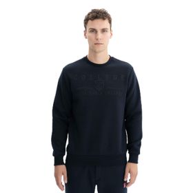 Arma K26124600801 Baskılı 3 İplik Şardonlu Regular Fit Bisiklet Yaka Lacivert-L1 Erkek Sweatshirt