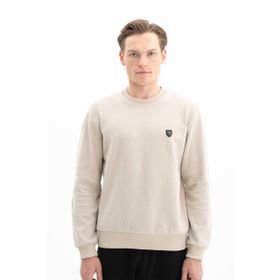 Arma K26124699401 Regular Fit Selanik Bisiklet Yaka Bej-B2 Erkek Sweatshirt