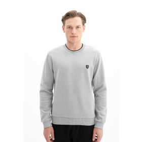 Arma K26124699401 Regular Fit Selanik Bisiklet Yaka Gri-G10 Erkek Sweatshirt