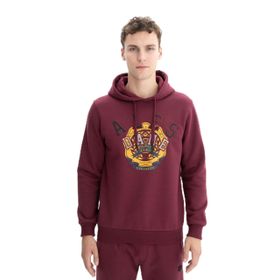 Arma K26254625801 Baskılı 3 İplik Regular Fit Cepsiz Kapüşonlu Kırmızı-K3 Erkek Sweatshirt