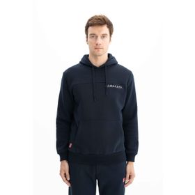 Arma K26254625901 Regular Fit Kapüşonlu Kanguru Cepli Lacivert-L1 Erkek Sweatshirt