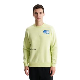 Arma K28124602001 Şık Regular Fit 3 İplik Şardonlu Bisiklet Yaka Yeşil-Y4 Erkek Sweatshirt