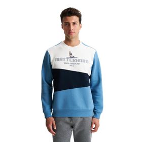 Arma K28124602801 Regular Fit Çok Renkli Bisiklet Yaka Mavi-M2 Erkek Sweatshirt