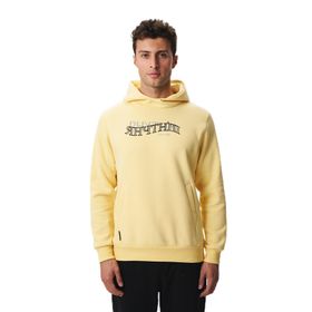 Arma K28254627001 Regular Fit Yazı Baskılı Dikişli Kanguru Cepli Sarı-S1 Erkek Sweatshirt